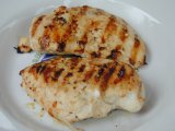 Oven grilled chicken breast