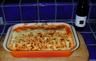 Meat sauce lasagna al forno