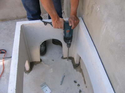 Installing anchors for seismic safety